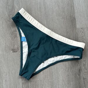 NWT Cupshe Swim Bikini Bottom Medium Teal
